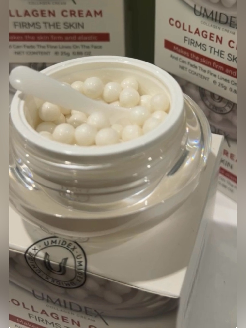 Umidex Collagen Cream Pearl Capsules - White